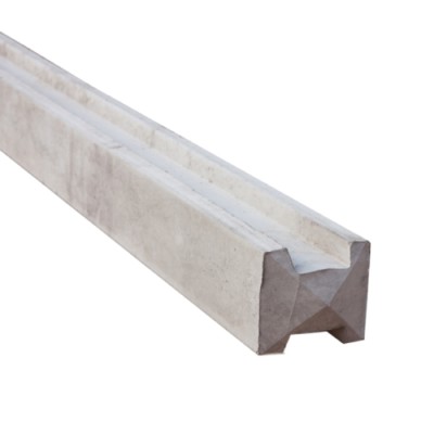 slotted concrete post