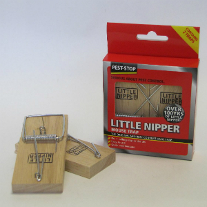 Pest-stop little nipper mouse traps x 2